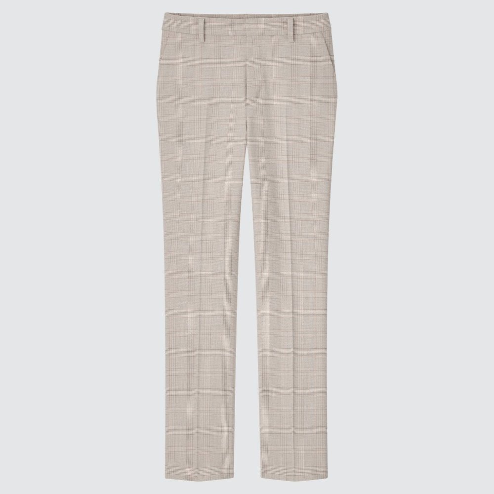 Uniqlo Smart Ankle Pants in Glen Check